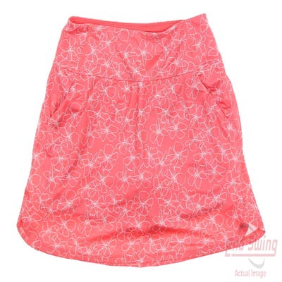 New Womens Puma High Island Flower Skort Small S Loveable/Bright White MSRP $80