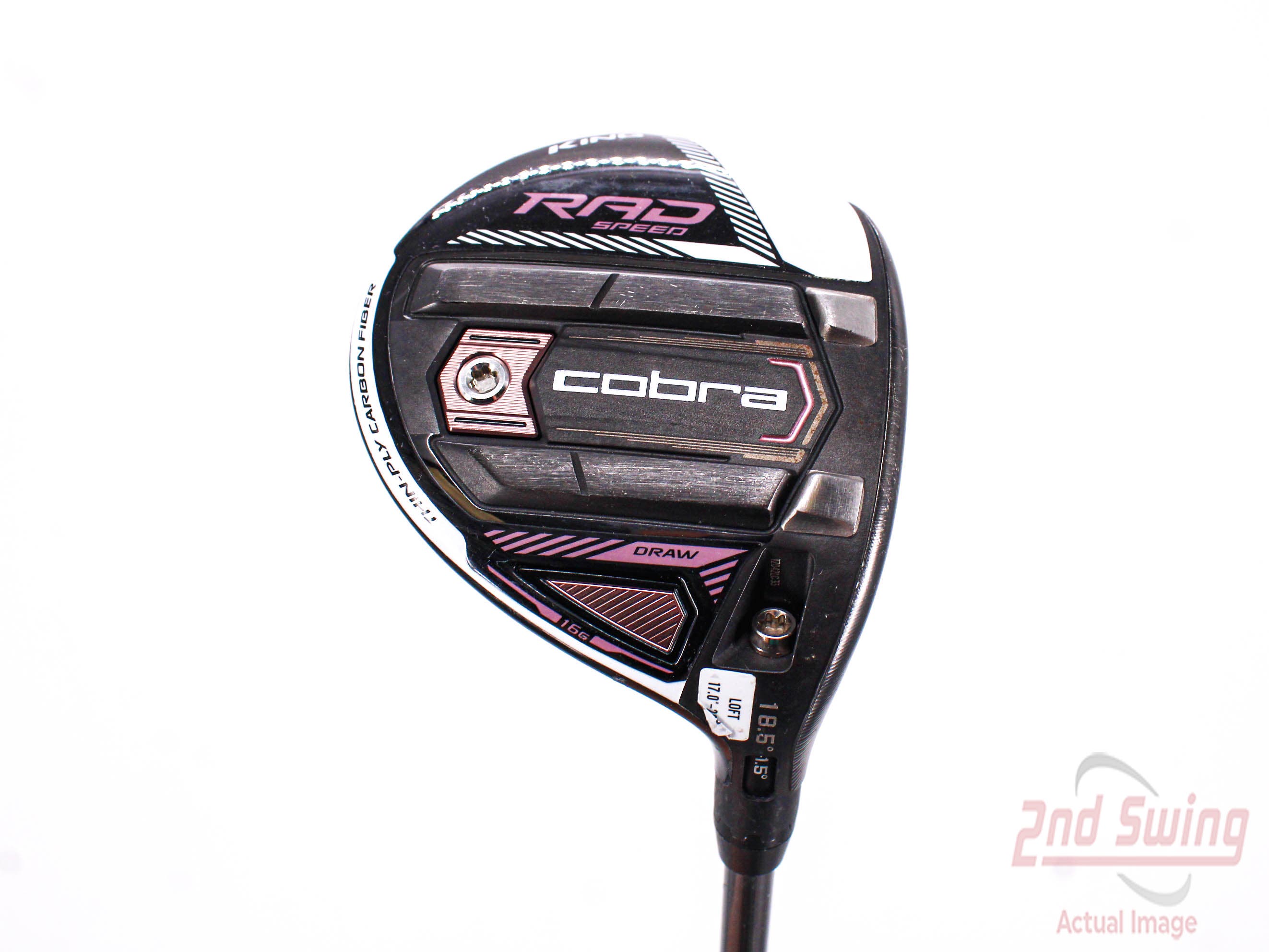 Cobra RAD Speed Draw Fairway Wood 5 Wood 5W 18.5° PX EvenFlow Riptide CB 40  Graphite Ladies Right Handed 42.0in