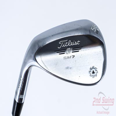 Titleist Vokey SM7 Tour Chrome Wedge Sand SW 56° 8 Deg Bounce M Grind SM7 BV Steel Wedge Flex Left Handed 35.5in