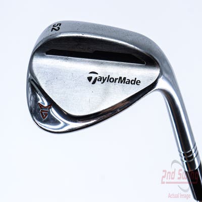 TaylorMade Milled Grind 2 Chrome Wedge Gap GW 52° 9 Deg Bounce True Temper Dynamic Gold S200 Steel Stiff Right Handed 35.5in