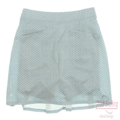 New Womens Ralph Lauren RLX Golf Skort Large L Blue MSRP $138