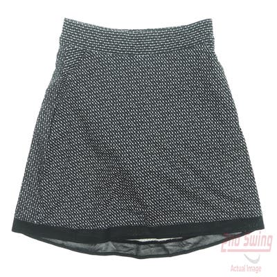 New Womens Peter Millar Golf Skort Small S Black MSRP $110