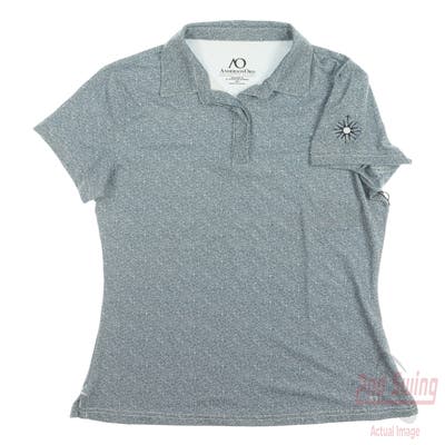 New W/ Logo Womens Anderson Ord Golf Polo X-Small XS Blue MSRP $95