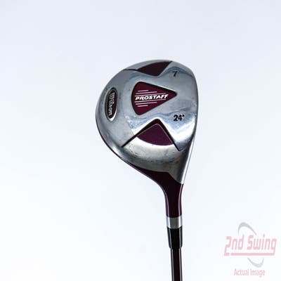 Wilson Staff Staff DF6 Fairway Wood 7 Wood 7W 24° Stock Graphite Shaft Steel Ladies Right Handed 40.0in