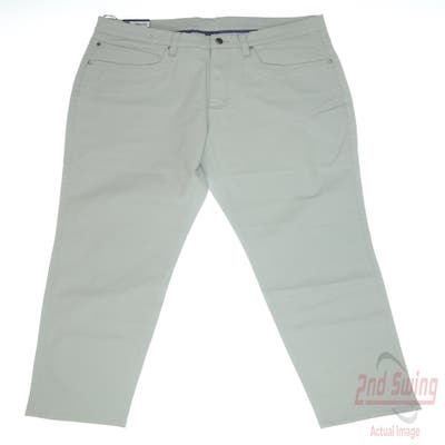 New Mens Footjoy Cotton Twill 5-Pocket Pants 34 x32 Gray MSRP $125