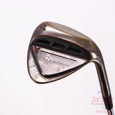 TaylorMade HI-TOE RAW Wedge Lob LW 58° 10 Deg Bounce FST KBS Hi-Rev 2.0 115 Steel Wedge Flex Right Handed 34.75in