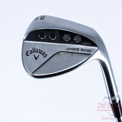 Callaway Jaws Raw Chrome Wedge Lob LW 58° 8 Deg Bounce Z Grind Dynamic Gold Spinner TI Steel Wedge Flex Right Handed 35.0in