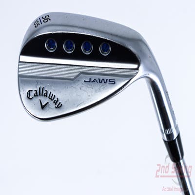 Callaway Jaws MD5 Platinum Chrome Wedge Sand SW 56° 10 Deg Bounce S Grind Dynamic Gold Tour Issue S200 Steel Stiff Right Handed 35.5in