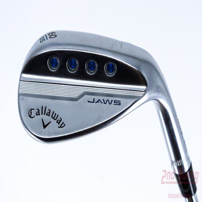 Callaway Jaws MD5 Platinum Chrome Wedge Lob LW 60° 10 Deg Bounce S Grind Dynamic Gold Tour Issue S200 Steel Stiff Right Handed 35.0in