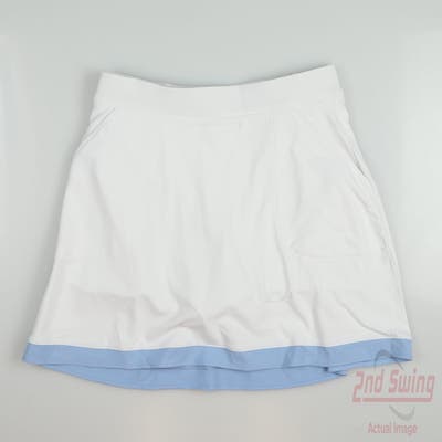 New Womens Peter Millar Golf Skort Medium M White MSRP $125