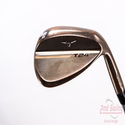 Mint Mizuno T24 Denim Copper Wedge Lob LW 58° 12 Deg Bounce D Grind Dynamic Gold Tour Issue S400 Steel Stiff Right Handed 35.5in