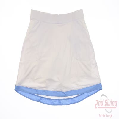 New Womens Peter Millar Skort Medium M White MSRP $110