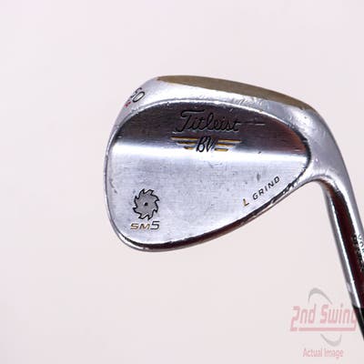 Titleist Vokey SM5 Tour Chrome Wedge Lob LW 60° 4 Deg Bounce L Grind Titleist SM5 BV Steel Wedge Flex Right Handed 35.0in