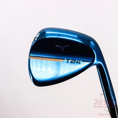 Mint Mizuno T24 Blue Ion Wedge Pitching Wedge PW 46° 8 Deg Bounce S Grind Dynamic Gold Tour Issue S400 Steel Stiff Right Handed 35.75in