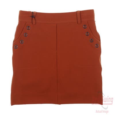 New Womens Belyn Key Grommet Shorts X-Small XS Orange MSRP $116