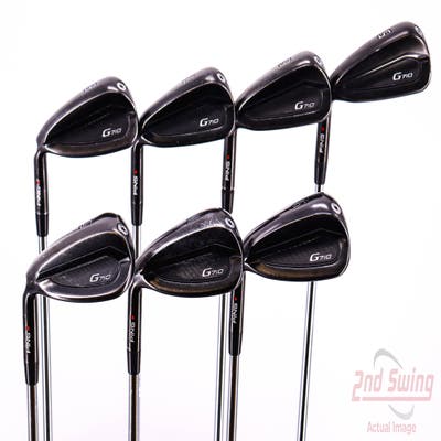 Ping G710 Iron Set 5-PW SW AWT 2.0 Steel Regular Left Handed Red dot 38.75in