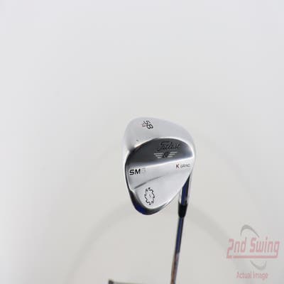 Titleist Vokey SM6 Tour Chrome Wedge Lob LW 58° 12 Deg Bounce K Grind SM6 BV Steel Wedge Flex Right Handed 35.5in