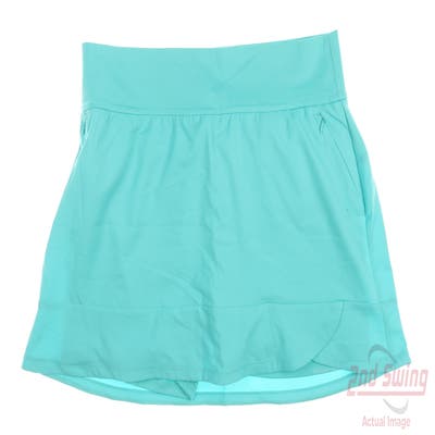 New Womens Adidas Frill Skort Small S Blue MSRP $75