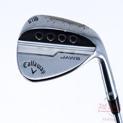 Callaway Jaws MD5 Platinum Chrome Wedge Lob LW 60° 12 Deg Bounce W Grind True Temper Elevate Tour Steel X-Stiff Right Handed 34.75in