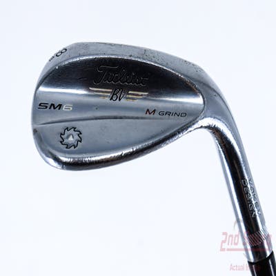 Titleist Vokey SM6 Tour Chrome Wedge Lob LW 58° 8 Deg Bounce M Grind SM6 BV Steel Wedge Flex Right Handed 35.0in