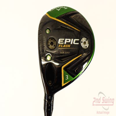 Callaway EPIC Flash Fairway Wood 3 Wood 3W 15° Aldila Rogue Silver 110 MSI 70 Graphite X-Stiff Left Handed 43.5in