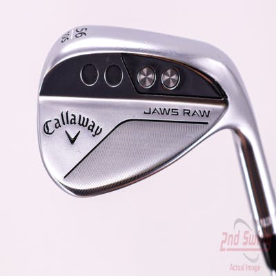 Callaway Jaws Raw Chrome Wedge Sand SW 56° 10 Deg Bounce S Grind Dynamic Gold Spinner TI Steel Wedge Flex Right Handed 35.0in