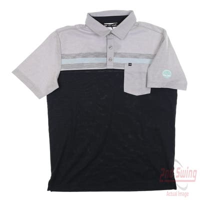 New W/ Logo Mens Travis Mathew Salad Days Polo Small S Multi MSRP $90