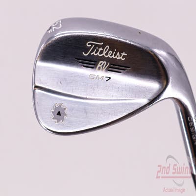 Titleist Vokey SM7 Tour Chrome Wedge Gap GW 52° 8 Deg Bounce F Grind SM7 BV Steel Wedge Flex Right Handed 35.5in