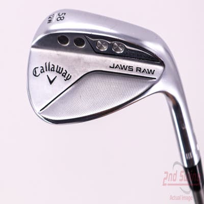 Callaway Jaws Raw Chrome Wedge Lob LW 58° 12 Deg Bounce W Grind Project X Catalyst Graphite Wedge Flex Right Handed 35.0in