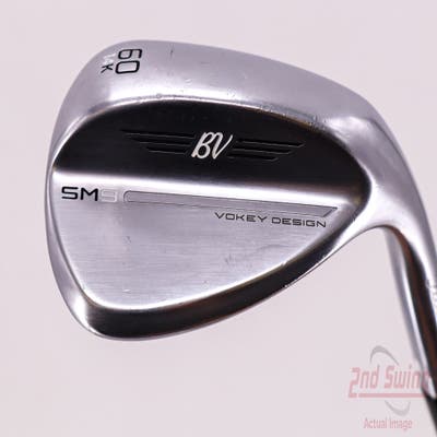 Titleist Vokey SM9 Tour Chrome Wedge Lob LW 60° 14 Deg Bounce K Grind Titleist Vokey BV Steel Wedge Flex Right Handed 35.0in