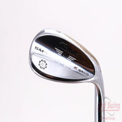 Titleist Vokey SM6 Tour Chrome Wedge Lob LW 60° 12 Deg Bounce K Grind SM6 BV Steel Wedge Flex Right Handed 35.5in