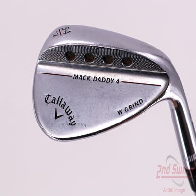 Callaway Mack Daddy 4 Chrome Wedge Sand SW 54° 12 Deg Bounce W Grind Dynamic Gold Tour Issue S200 Steel Stiff Right Handed 35.25in