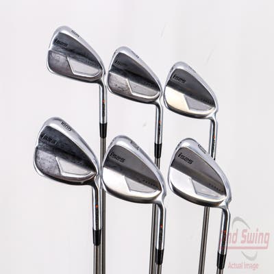 Ping i525 Iron Set 6-PW AW Aerotech SteelFiber i95 Graphite Stiff Right Handed Orange Dot 38.0in