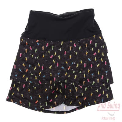 New Womens Lucky In Love Golf Skort X-Small XS Multi MSRP $98