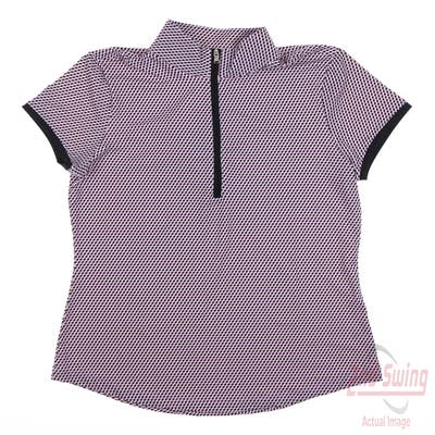 New Womens Fairway & Greene Maggie Polo Medium M Multi MSRP $110