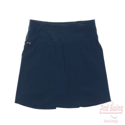 New Womens Greyson Skort Large L Agate Blue MSRP $100