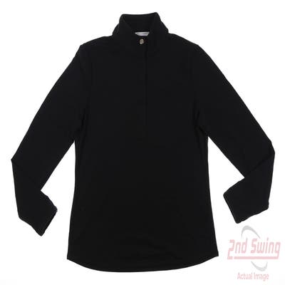 New Womens Fairway & Greene Kate Old School Sweatshirt Medium M Black MSRP $154