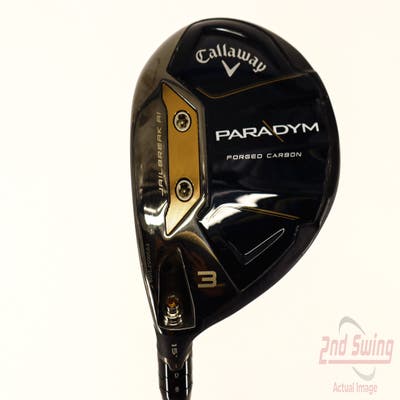 Callaway Paradym Fairway Wood 3 Wood 3W 15° PX HZRDUS Silver Gen4 70 Graphite Stiff Left Handed 43.25in