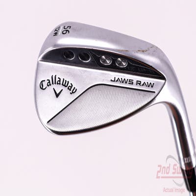 Callaway Jaws Raw Chrome Wedge Sand SW 56° 12 Deg Bounce W Grind Dynamic Gold Spinner TI Steel Wedge Flex Right Handed 35.0in