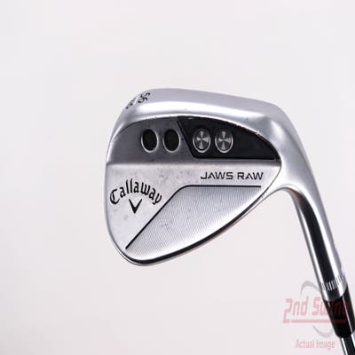 Callaway Jaws Raw Chrome Wedge Sand SW 56° 10 Deg Bounce S Grind Dynamic Gold Spinner TI Steel Wedge Flex Right Handed 35.25in