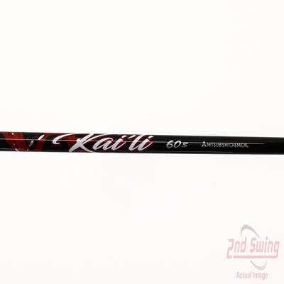 Used W/ TaylorMade RH Adapter Mitsubishi Rayon Kai'li Red 60g Driver Shaft Stiff 44.5in