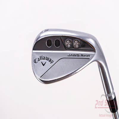 Callaway Jaws Raw Chrome Wedge Sand SW 56° 10 Deg Bounce S Grind Dynamic Gold Spinner TI 115 Steel Wedge Flex Right Handed 35.5in