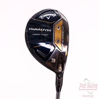 Callaway Paradym Fairway Wood 3 Wood 3W 15° PX HZRDUS Silver Gen4 60 Graphite Stiff Right Handed 43.25in