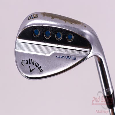 Callaway Jaws MD5 Platinum Chrome Wedge Lob LW 60° 10 Deg Bounce S Grind Dynamic Gold AMT S300 Steel Stiff Right Handed 35.0in