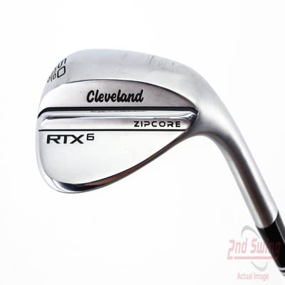 Cleveland RTX 6 ZipCore Tour Satin Wedge Lob LW 60° 10 Deg Bounce Dynamic Gold Spinner TI Steel Wedge Flex Right Handed 35.25in