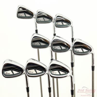 Ping G730 Iron Set 5-PW AW GW SW Aerotech SteelFiber i70 Graphite Regular Right Handed Black Dot +1 3/4"