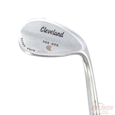 Cleveland 588 RTX Satin Chrome Wedge Lob LW 62° 10 Deg Bounce True Temper Dynamic Gold Steel Wedge Flex Right Handed 35.25in