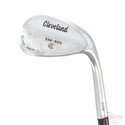 Cleveland 588 RTX Satin Chrome Wedge Lob LW 60° 12 Deg Bounce True Temper Dynamic Gold Steel Wedge Flex Right Handed 35.25in