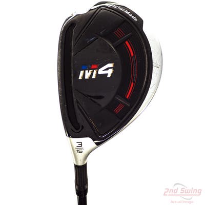 TaylorMade M4 Fairway Wood 3 Wood 3W 15° Fujikura ATMOS 6 Graphite Stiff Left Handed 43.5in