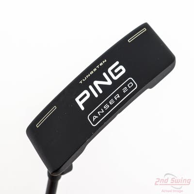 Ping 2023 Anser 2D Putter Slight Arc Graphite Left Handed Black Dot 35.0in